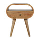 Circular Open Bedside Nightstand