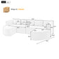 Boneless - Couch Modular Sectional Sofa With Deep Seating And Curved Design