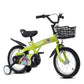 Fkznpj - 16" Sporty Kids Bike With Training Wheels And Stand Adjustable Saddle Suitable For Boys And Girls Aged 4 - 8 Years Tall Height 41 - 46" Available In A Variety Of Colors