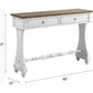 Carminda - Console Table - Antique White