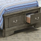 Upholstered Panel Sleigh Bed Design