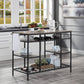 Lona - Kitchen Island - Rustic Oak / Black