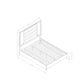 Star - 5 Pieces Bedroom Set Modern Design With LED