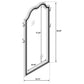 Colwood - Full Floor Mirror With LED Lighting And Storage Hooks - Silver