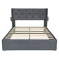 Bed With Gas Lift Storage, USB Ports