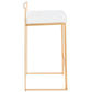 Fuji - Contemporary / Glam Design Counter Stool (Set of 2)