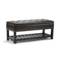 Lomond - Storage Ottoman Bench - Tanners Brown