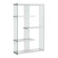Bookshelf, Bookcase, Etagere, 5 Tier, Office, Glossy Contemporary & Modern - White