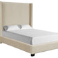 Upholstered Bed, Space-Saving Design