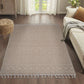 Guros - 6' X 9' Geometric Indoor / Outdoor Area Rug - Mocha