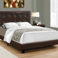 Bed, Upholstered, Frame Only, Transitional