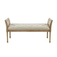 Accent Bench With Arm - Natural