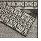 Sunshine - 5'3" X 7'3" Indoor, Outdoor Area Rug Polypropylene - Anthracite