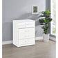 Ayuba - 3 Drawer Makeup Vanity Table With Mirror And Stool