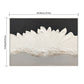 Framed Abstract Wall Art & Thick Textured Canvas Painting With & Accents, Decor For Living Room - Black White