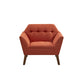 Modern Lounge Chair With Button Tufting
