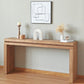 Modern Rustic Wood Table, Rectangular Living Room Center Table With Floating Top Design