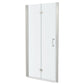 Fold Frameless Shower Door With Tempered Glass