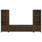Heron - 3 Piece Entertainment Center With Adjustable Shelving