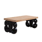 Ornate Scroll Base Coffee Table