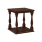 Accent Table, 2 Tier, Square, Traditional - Espresso