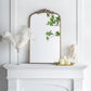 Arch Mirror, Baroque Inspired Wall Decor For Bathroom, Bedroom, Living Room
