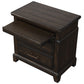 2 Drawer Nightstand Elegant Design - Mahogany