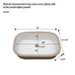 Undermount Bathroom Sink 22" X 15.25" With Overflow Sleek, High Temperature Fired, Stain Resistant, Smooth Polished Surface - White