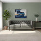 Button Tufted 3 Seater Sofa For Living Room