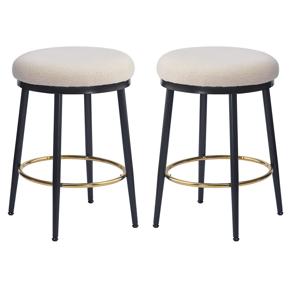Stylish Design Counter Stools (Set of 2)