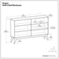 Draper - Handcrafted Low Bookcase