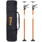 Adjustable Support Pole System For Drywalls And Cabinets With Carry Bag