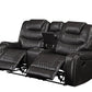 Braylon - Recliner Loveseat With Cupholder Console - Brown