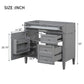Bathroom Vanity With 2 Drawers And Tip-Out Drawer, Storage Cabinet