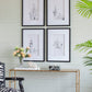 Architecture Wall Art Prints, Home Decor Art For Living Room Dining Room Entryway (Set of 4) - White / Black