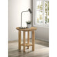 Crispin - Round Table With Lower Shelf