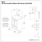 Reed - Deluxe Laundry Cabinet With Pull-Out Faucet And Stainless Steel Sink