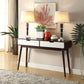 Christa - Sofa Table - White / Espresso