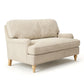 Loveseat Sofa, Upholstered Small Couch For Living Room - Cream Beige