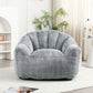 Beanbag Chair, Beanbag Sofa Chair With Armrests Stuffed High Density Foam