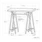 Sawhorse - Handcrafted Solid Desk