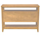 Naomi - 2 Door Storage Console Table With Ample Shelving - Natural