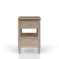 Open Nightstand With 2 Drawers