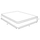 Vancouver - 13" Euro Top Hybrid Mattress With Bamboo Cover And Gel Memory Foam