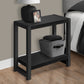 Accent Side Table, Narrow, Small, 2 Tier, Contemporary And Modern