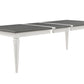Katia - Dining Table With Leaf - Gray / White