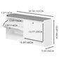 Shoe Storage Bench With Cushion, Entryway Organizer Cabinet For Hallway - White
