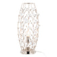 Crystal - Buds Contemporary Uplight Lamp - Polished Nickel / Clear Crystal