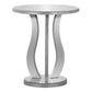 Accent Table, Side Mirror, Transitional - Silver