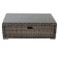 Glass Outdoor Coffee Table - Gray Mix